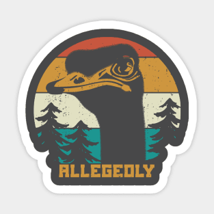 Allegedly Ostrich Sticker